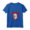 Donna Kuvasz Dog - Amante del cuore del cane - Kuvasz Tshirt con Collo a V - Ideale per Proprietari di Kuvasz