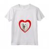 Donna Kuvasz Dog - Amante del cuore del cane - Kuvasz Tshirt con Collo a V - Ideale per Proprietari di Kuvasz