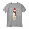Natale Ugly Christmas Kuvasz Maglietta - Regalo Divertente per Amanti dei Cani - Santa Hat Xmas Kuvaszok Ugly Christmas