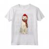 Natale Ugly Christmas Kuvasz Maglietta - Regalo Divertente per Amanti dei Cani - Santa Hat Xmas Kuvaszok Ugly Christmas