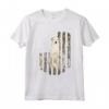 Camo American Flag Kuvasz Maglietta - Ideale per la festa del 4 luglio con il tuo cane Kuvasz
