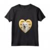 Donna Kuvasz Dog - Amante del cuore del cane - Kuvasz Tshirt con Collo a V - Camicia Mamma Kuvasz per Amanti dei Cani - Idea Regalo Natalizia