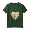 Donna Kuvasz Dog - Amante del cuore del cane - Kuvasz Tshirt con Collo a V - Camicia Mamma Kuvasz per Amanti dei Cani - Idea Regalo Natalizia