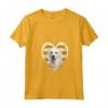 Donna Kuvasz Dog - Amante del cuore del cane - Kuvasz Tshirt con Collo a V - Camicia Mamma Kuvasz per Amanti dei Cani - Idea Regalo Natalizia