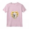 Donna Kuvasz Dog - Amante del cuore del cane - Kuvasz Tshirt con Collo a V - Camicia Mamma Kuvasz per Amanti dei Cani - Idea Regalo Natalizia