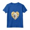 Donna Kuvasz Dog - Amante del cuore del cane - Kuvasz Tshirt con Collo a V - Camicia Mamma Kuvasz per Amanti dei Cani - Idea Regalo Natalizia