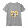 Donna Kuvasz Dog - Amante del cuore del cane - Kuvasz Tshirt con Collo a V - Camicia Mamma Kuvasz per Amanti dei Cani - Idea Regalo Natalizia