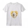Donna Kuvasz Dog - Amante del cuore del cane - Kuvasz Tshirt con Collo a V - Camicia Mamma Kuvasz per Amanti dei Cani - Idea Regalo Natalizia