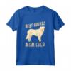Donna Best Kuvasz Mom Ever Dog Pudel - Maglietta Proprietario di Cani Kuvasz - Ideale per Amanti dei Cani e Allevatori
