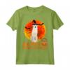 Divertente Kuvasz Halloween Maglietta - Regalo per Amanti dei Cani con Design Cane Halloween - Happy Howl-o-ween