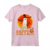 Divertente Kuvasz Halloween Maglietta - Regalo per Amanti dei Cani con Design Cane Halloween - Happy Howl-o-ween