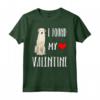 Trova il mio Valentino Kuvasz Maglietta - Ideale per Amanti dei Cani - I Found My Valentine Day Kuvaszok Design