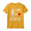 Trova il mio Valentino Kuvasz Maglietta - Ideale per Amanti dei Cani - I Found My Valentine Day Kuvaszok Design