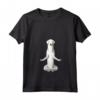 Donna Yoga Cane Kuvasz Maglietta con Collo a V - Regalo Divertente per Amanti dei Cani - Yoga con il mio Kuvasz
