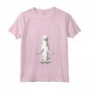Donna Yoga Cane Kuvasz Maglietta con Collo a V - Regalo Divertente per Amanti dei Cani - Yoga con il mio Kuvasz