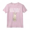 Meno Gens Plus Kuvasz Maglietta - T-shirt Divertente con Cane Kuvaszok - Ideale per Amanti dei Cani Introvertiti