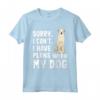 Programmi Con Il Mio Cane Kuvasz - Maglietta Divertente per Amanti dei Cani - Regalo Unico con Scritta: Sorry I Can't I Have Plans With My Kuvaszok Dog