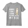 Programmi Con Il Mio Cane Kuvasz - Maglietta Divertente per Amanti dei Cani - Regalo Unico con Scritta: Sorry I Can't I Have Plans With My Kuvaszok Dog