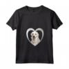 Donna Kuvasz Dog - Amante del cuore del cane - Kuvasz Tshirt con Collo a V - Regalo per Proprietario di Kuvasz