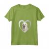 Donna Kuvasz Dog - Amante del cuore del cane - Kuvasz Tshirt con Collo a V - Regalo per Proprietario di Kuvasz