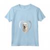Donna Kuvasz Dog - Amante del cuore del cane - Kuvasz Tshirt con Collo a V - Regalo per Proprietario di Kuvasz