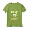 Donna Home is where my Kuvasz is - Kuvasz Maglietta con Collo a V per Proprietari di Kuvasz Ungheresi
