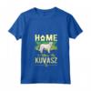 Donna Home is where my Kuvasz is - Kuvasz Maglietta con Collo a V per Proprietari di Kuvasz Ungheresi