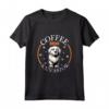 Caffè e Kuvasz Maglietta - Slogan Coffee and Kuvaszok - Ideale per Amanti dei Cani e del Caffè