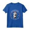 Caffè e Kuvasz Maglietta - Slogan Coffee and Kuvaszok - Ideale per Amanti dei Cani e del Caffè