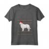 Donna Kuvasz Natale Maglietta con Collo a V - Design Natalizio con Cane di Santa Kuvasz - Regalo Perfetto per Mamma o Papà Kuvasz