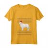 Donna Kuvasz Natale Maglietta con Collo a V - Design Natalizio con Cane di Santa Kuvasz - Regalo Perfetto per Mamma o Papà Kuvasz