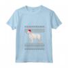 Donna Kuvasz Natale Maglietta con Collo a V - Design Natalizio con Cane di Santa Kuvasz - Regalo Perfetto per Mamma o Papà Kuvasz