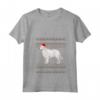 Donna Kuvasz Natale Maglietta con Collo a V - Design Natalizio con Cane di Santa Kuvasz - Regalo Perfetto per Mamma o Papà Kuvasz