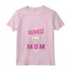 Donna Best Kuvasz Mom Ever - Maglietta Mamma Kuvasz con Collo a V - Ideale per Proprietari e Amanti dei Cani