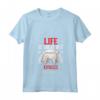 Donna Life is great But Kuvaszs makes it better - Maglietta Kuvasz Ungherese con Collo a V - Ideale per Proprietari e Amanti di Cani