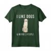 Maglietta I Like Kuvaszok Dogs And Maybe 3 People - Design Divertente per Amanti dei Cani Kuvasz - Regalo Ideale per Proprietari di Cani