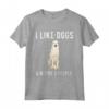 Maglietta I Like Kuvaszok Dogs And Maybe 3 People - Design Divertente per Amanti dei Cani Kuvasz - Regalo Ideale per Proprietari di Cani