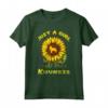 Just A Girl Who Loves Kuvaszs - Divertente Maglietta con Cane e Girasole - Ideale Regalo per Amanti dei Cani Kuvasz