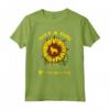 Just A Girl Who Loves Kuvaszs - Divertente Maglietta con Cane e Girasole - Ideale Regalo per Amanti dei Cani Kuvasz