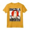 Canezilla Dogzilla Giapponese Kuvasz Maglietta - Design Divertente per Amanti dei Cani - Regalo Unico per Proprietari di Kuvasz