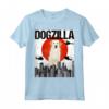 Canezilla Dogzilla Giapponese Kuvasz Maglietta - Design Divertente per Amanti dei Cani - Regalo Unico per Proprietari di Kuvasz