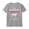 Kuvasz Famiglia - Maglietta Ungherese con motivo My Kuvasz is family - Ideale per Proprietari e Amanti di Kuvasz