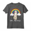 Unicorno Arcoiris Magico Kuvasz Maglietta - Divertente Regalo per Amanti dei Cani - Rainbow Kuvaszok Ew People Unicorn Dog Design