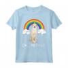 Unicorno Arcoiris Magico Kuvasz Maglietta - Divertente Regalo per Amanti dei Cani - Rainbow Kuvaszok Ew People Unicorn Dog Design