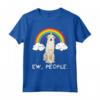 Unicorno Arcoiris Magico Kuvasz Maglietta - Divertente Regalo per Amanti dei Cani - Rainbow Kuvaszok Ew People Unicorn Dog Design