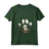 Donna Kuvasz Mountain Paw Design Cane Mamma Papà Maglietta con Collo a V - Regalo Unico per Amanti dei Cani - Ideale per Natale, Ringraziamento o Compleanni