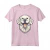 Kuvasz Cartoon Artwork Maglietta - Leggera e Divertente - Ideale per Amanti dei Cani