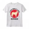 Kawaii Kuvasz Adoro davvero il carino amante dei cani Kuvasz Maglietta - I Just Really Love Kuvasz - Vestito Kawaii per Compleanno e Natale