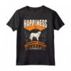 Happiness is being with Kuvaszs - Maglietta per Amanti di Kuvasz - Ideale per Proprietari di Kuvasz Ungheresi