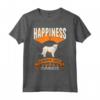 Happiness is being with Kuvaszs - Maglietta per Amanti di Kuvasz - Ideale per Proprietari di Kuvasz Ungheresi
